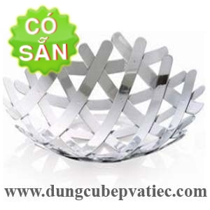 Khay inox đựng trái cây kiểu lưới BT966