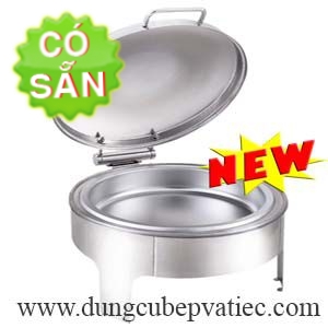 Nồi hâm buffet tròn nắp hơi 6 lít