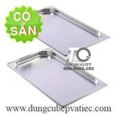 Khay inox GN 1/1 trưng bày thức ăn-trái cây-bánh-sushi