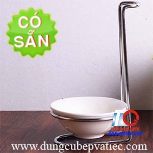 Bộ kê để vá soup lẩu khung inox bát sứ