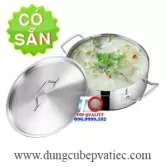 Nồi inox công nghiệp 3 đáy thân thấp