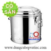 Thùng inox giữ nhiệt nắp khóa 10 lít