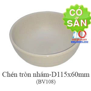 Chén tròn nhám màu nâu đá BV108-4.5