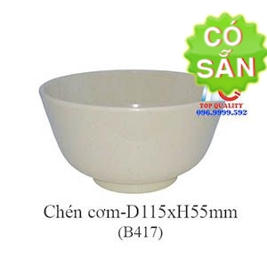 Chén melamine màu nâu đá B417-4.5