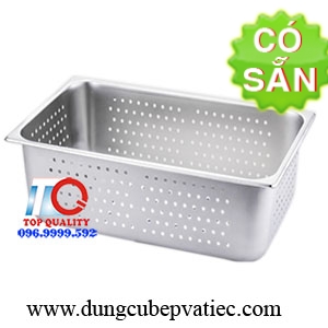 Khay inox có đục lỗ cao 150mm