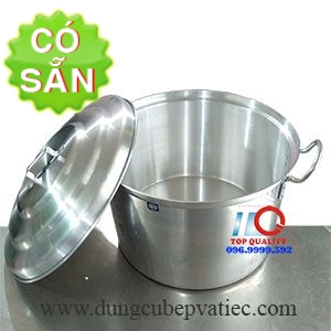 Nồi nhôm 50 lít thân thấp