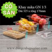 Khay 1/3 bằng nhựa mika