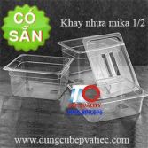 Khay 1/2 bằng nhựa mika