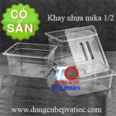 Khay 1/2 bằng nhựa mika