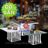 Chân kê buffet cao cấp bằng inox