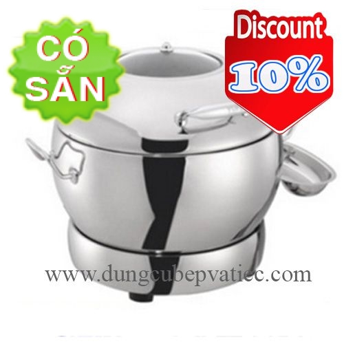 Nồi giữ nóng súp lẩu cháo cà ri tiệc buffet cao cấp