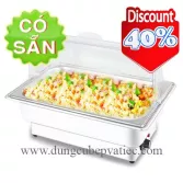 Lò cách thủy khay buffet chữ nhật nắp mika mở 1/2 9 lít CFK7055P1