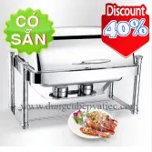 Nồi buffet chữ nhật chân cao CZK203