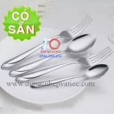Bộ dao muỗng nĩa inox 304 cho nhà hàng cao cấp-mẫu kim cương