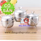 Bộ 3 lọ inox cao cấp đựng gia vị