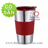 Ly inox có nắp 2 lớp 304 giữ nhiệt