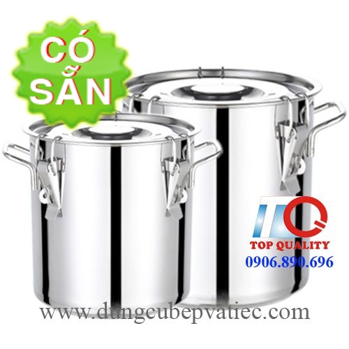 Nồi inox 304 nắp khóa kín chống tràn