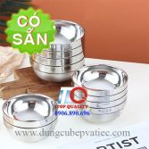 Chén inox 2 lớp cách nhiệt nắp đậy kín chống tràn