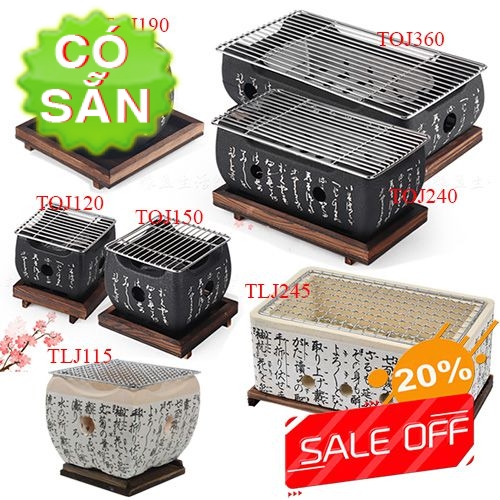 Bếp nướng Nhật Bản bằng gang đúc
