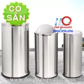 Thùng rác inox nắp lật