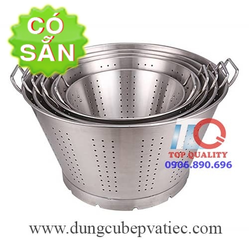 Rổ inox 304 loại lớn D500-550-600mm