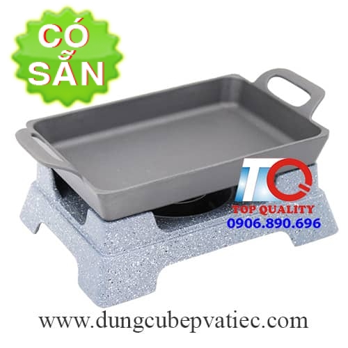 Lò nướng - chiên chữ nhật dùng cồn