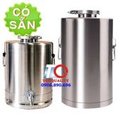 Thùng rượu cao cấp inox 304 nắp khóa kín tuyệt đối