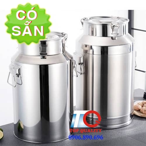 Thùng sữa inox