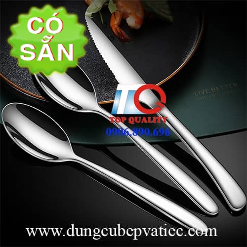 Muỗng inox cán dài 212mm loại cao cấp từ - ship hàng toàn quốc