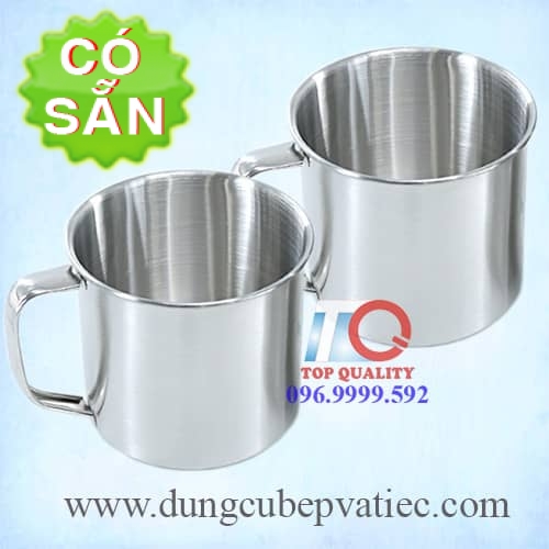 Ca inox uống nước - Ca inox có mép bo tròn, an toàn cho người sử dụng ...