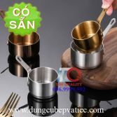 Chén đựng sốt inox 304 có tay cầm