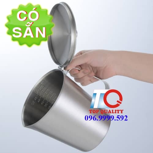 Ca inox - chia vạch đong - có nắp - 100% inox 304, an toàn VSTP, hàng ...
