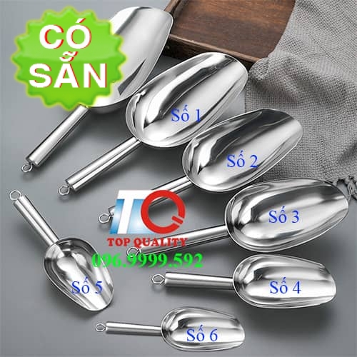 Cung cấp giá sỉ và hàng luôn có sẵn xúc đá inox nhiều size