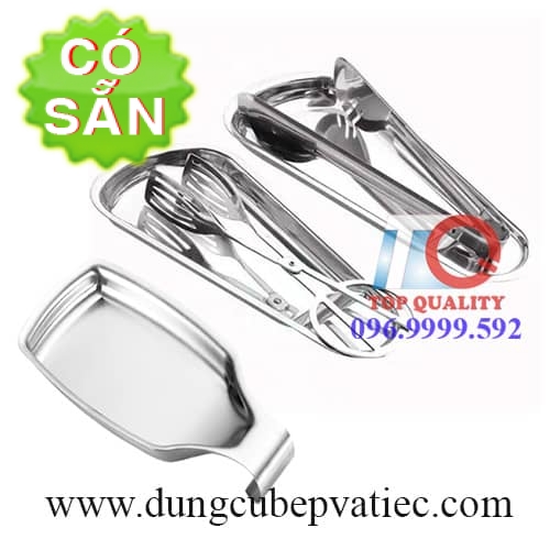 Khay inox hình quạt