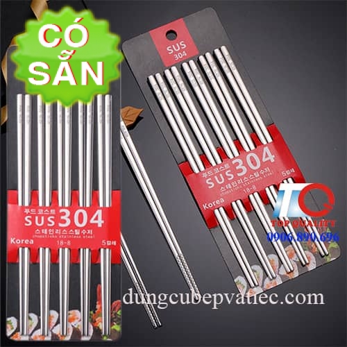 Đũa inox cao cấp Hàn Quốc