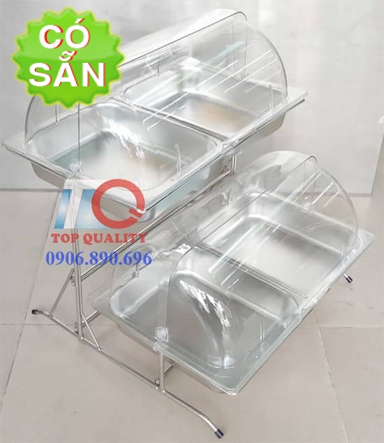 gia-ke-2-tang-trung-bay-thuc-an-tiec-co-nap-nhua-cong-day-mo-90-do-hcm