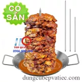 Khay inox có xiên đứng- nướng thịt