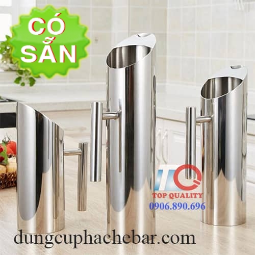 Bình inox ống cao cấp có tay cầm