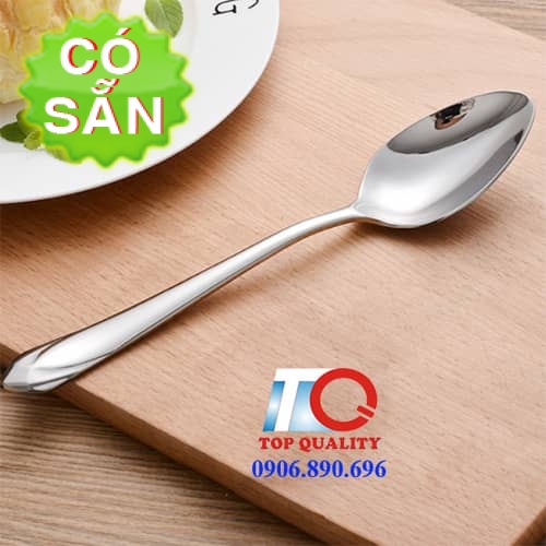 Muỗng inox ăn chính 197mm loại muỗng cao cấp