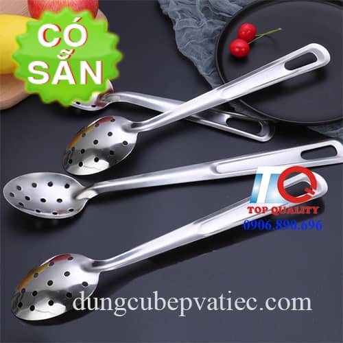 Vá chiên inox-có lỗ