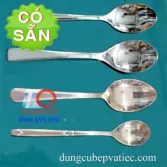 Muỗng inox cao cấp nhỏ ngắn nhiều mẫu