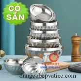 Tô chén bát thố inox 2 lớp cách nhiệt chống nóng
