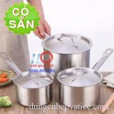 Quánh inox - nồi inox 1 tay cầm nhiều size