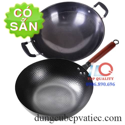 Chảo tổ ong chống dính đủ size- 2 quai – 1 tay cầm