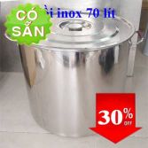 Thanh lý nồi inox 70 lít nấu luộc bánh chưng bánh tét