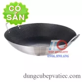 Chảo Inox Công Nghiệp 50cm-60cm-70cm Tổ Ong Chống Dính 2 Quai