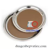 Khay inox tròn phục vụ