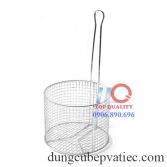 Rổ lưới tròn có tay cầm dùng chiên ngập dầu - trụng - chần