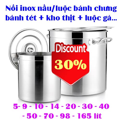 Nồi luộc bánh chưng-Nồi nấu bánh tét