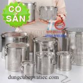Lồng giỏ inox lọc gia vị hầm xương lọc trà nhiều size
